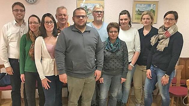 Sie &uuml;bernehmen beim Gartenbauverein Unterzettlitz Verantwortung. Foto: privat