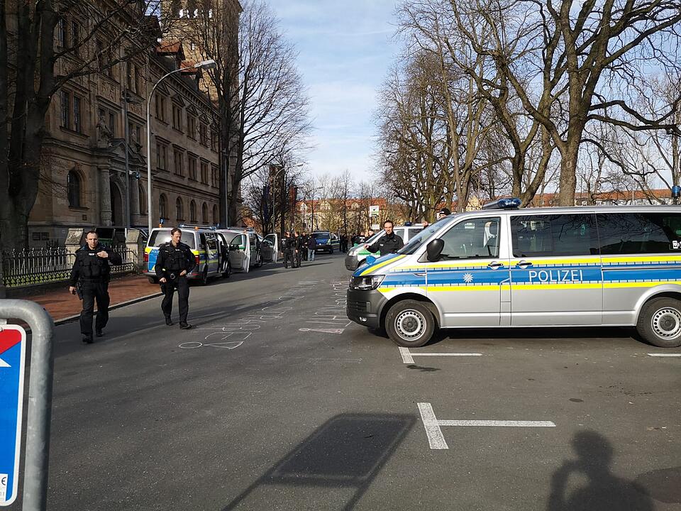 Demonstrationen in Bamberg: III. Weg und Gegendemo