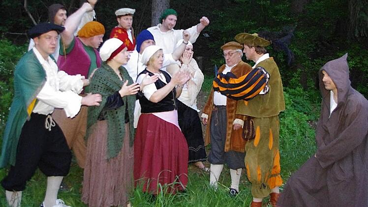 Die Theatergruppe Steinberg zeigt am 14. und 15. Juni das Stück "Der Gottesfriede von Steinberg". Foto: hs