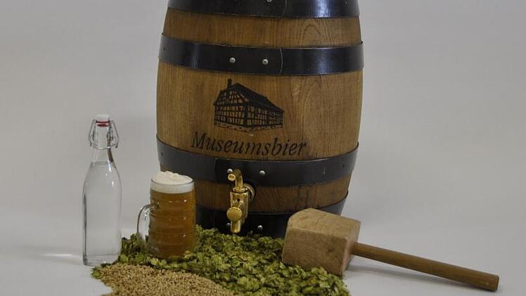 Das hausgebraute Museumsbier kann man ab sofort im Museumsladen in 15-Liter Fässchen kaufen.
