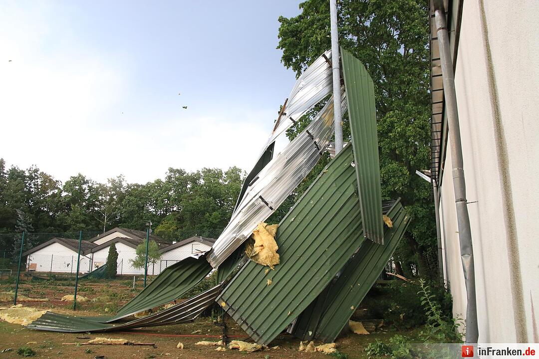 Massive Schäden nach Sturm in Bamberg