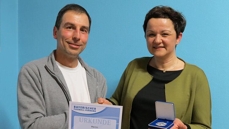 Ehrenamtsbeauftragte Andrea Herterich und Stefan Scheuring,