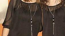 Anna Hünnerkopf aus Thüngfeld (links) und ihre französische Freundin Caroline im Zwillingslook. Foto: privat