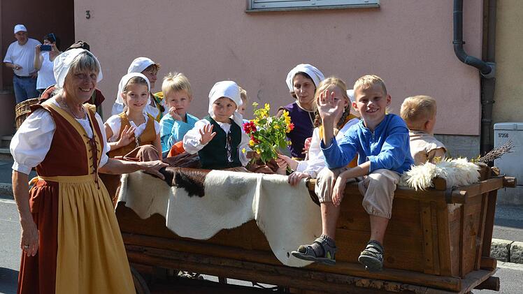Ein letztes Mal in diesem Jahr wurde das Münnerstädter Heimatspiel aufgeführt. Foto: Björn Hein
