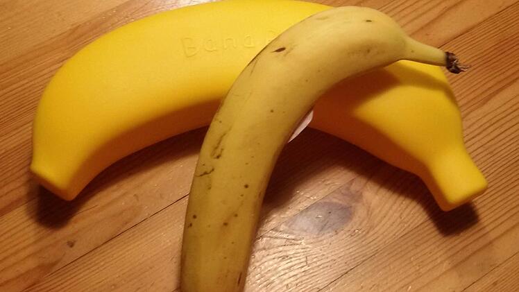 So eine Bananenbox ist praktisch - wenn die Banane hineinpasst.  Foto: Katrin Geyer