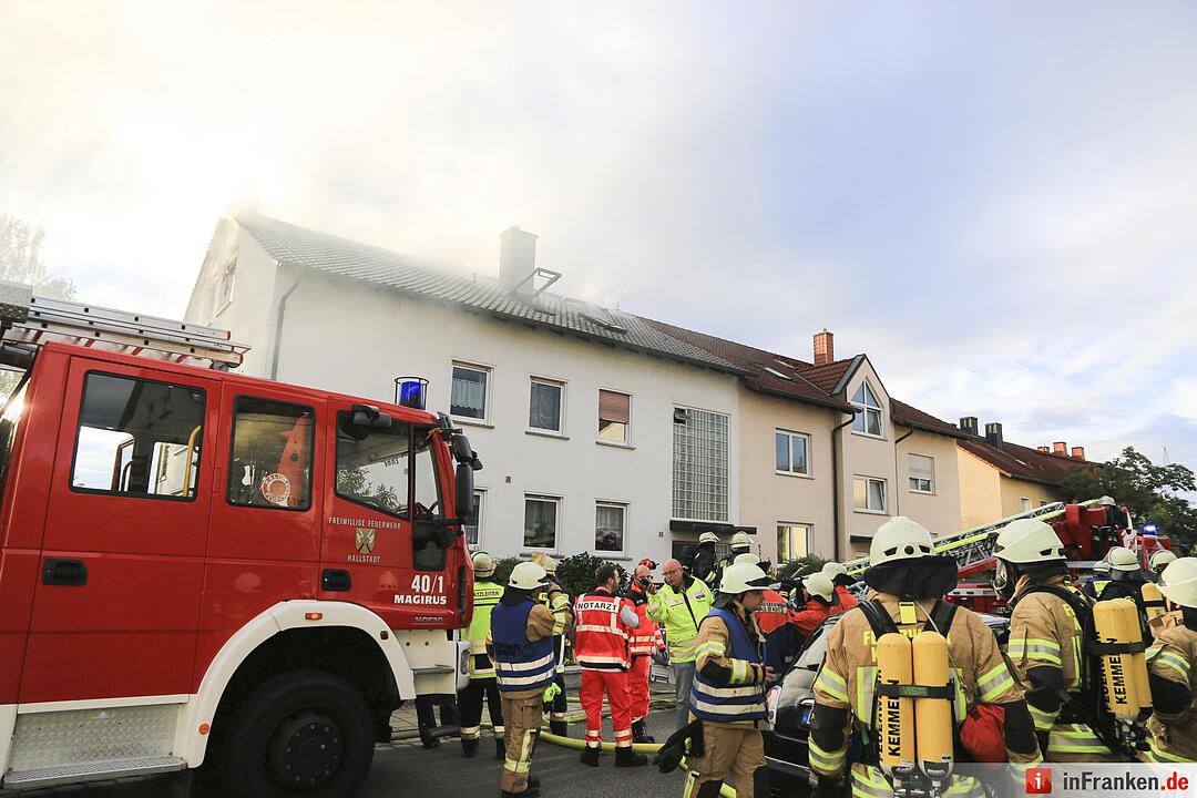 Brand in Hallstadt