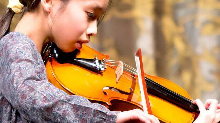 Talent an der Geige: Duong Lucy-Minh-An