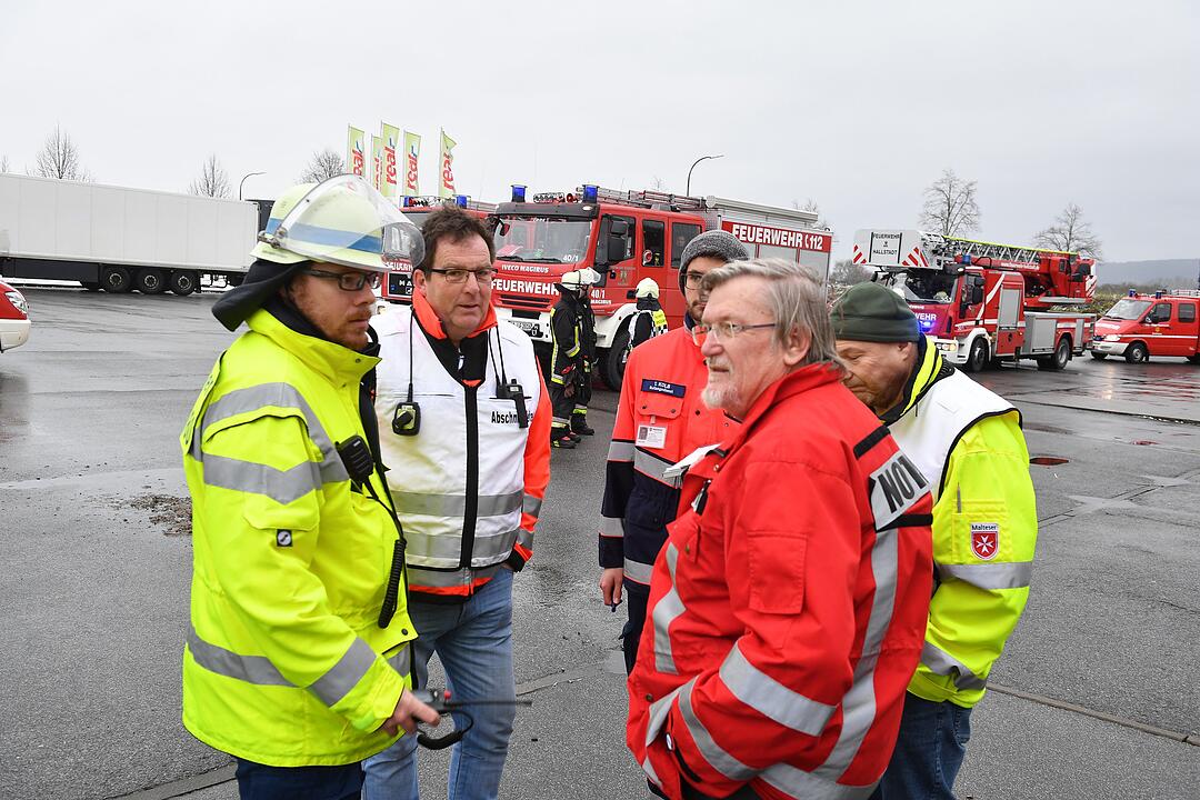 Feuerwehreinsatz bei Real in Hallstadt
