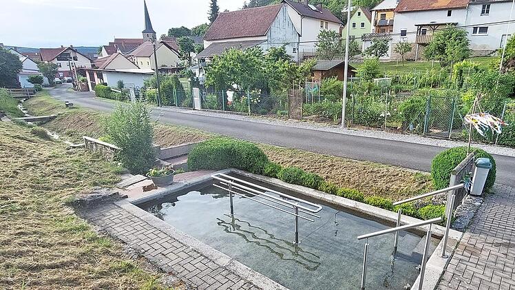 Vor 20 Jahren wurde das Wassertretbecken in Machtilshausen gebaut.