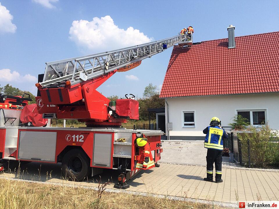 Wohnhausbrand in Allersberg forder drei Verletzte