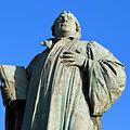 Das Denkmal zu Ehren von Martin Luther vor der Johanniskirche in Magdeburg (Sachsen-Anhalt). Symbolfoto: Peter Gercke/dpa-Zentralbild/dpa