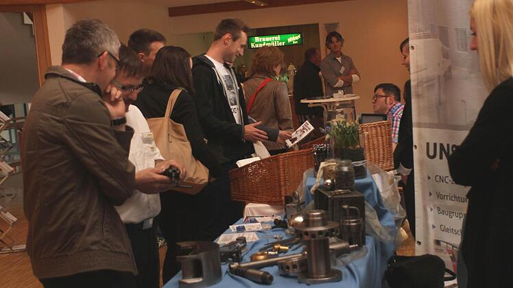 Auch die Firma Metallbearbeitung aus Neubrunn präsentierte sich mit einem Stand.