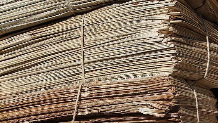 Ein wertvoller Rohstoff: Altpapier. Auch der kann am Wertstoffhof abgegeben werden.
