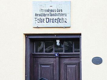 In Bad Rodach steht das Elternhaus des 1835 in Coburg geborenen Komponisten Felix Draeseke.Foto: Jochen Berger