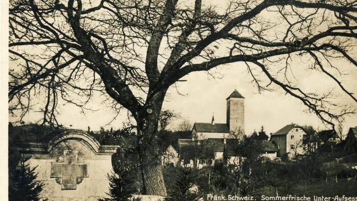 So sah das Aufseßer Kriegerdenkmal im Jahr 1938 aus