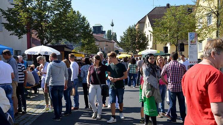 Erster Genusstag in Buttenheim am 25. September 2016. Foto: Andrea Spörlein