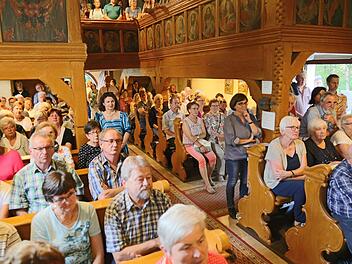 Die St. Moritz Kapelle war zu der Veranstaltungsreihe Sommerkirche gut besucht.  Foto: Franz Galster