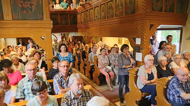 Die St. Moritz Kapelle war zu der Veranstaltungsreihe Sommerkirche gut besucht.  Foto: Franz Galster