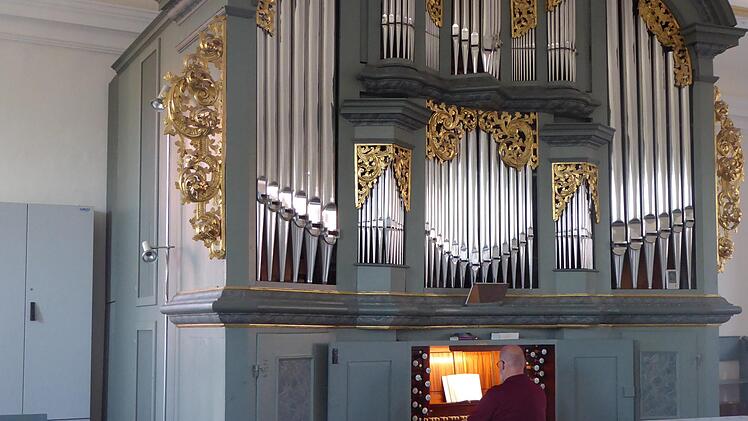 Die renovierte Orgel in der Bad Rodacher Johanniskirche Foto: Volker Gundel