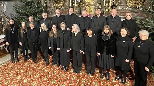 Das Ensemble Vokal Münnerstadt singt am 3. Advent beim Weihnachtskonzert in der Münnerstädter Klosterkirche.