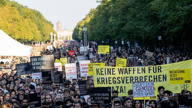 Demonstration für Gaza in Berlin