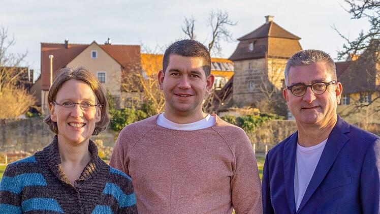 Der neue Vorstand der SPD Neunkirchen (v. l.): Kerstin Jaunich, Benjamin Hoell  und  Andreas Pfisterprivat