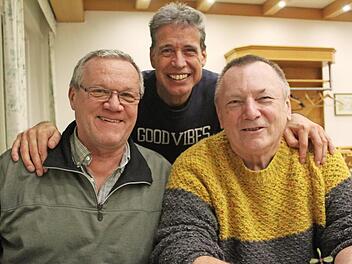 Drei Männer, deren Wege sich für eine Geschichte kreuzten (von links): René Beifuß, Michael de Miranda und Gerd Kleilein