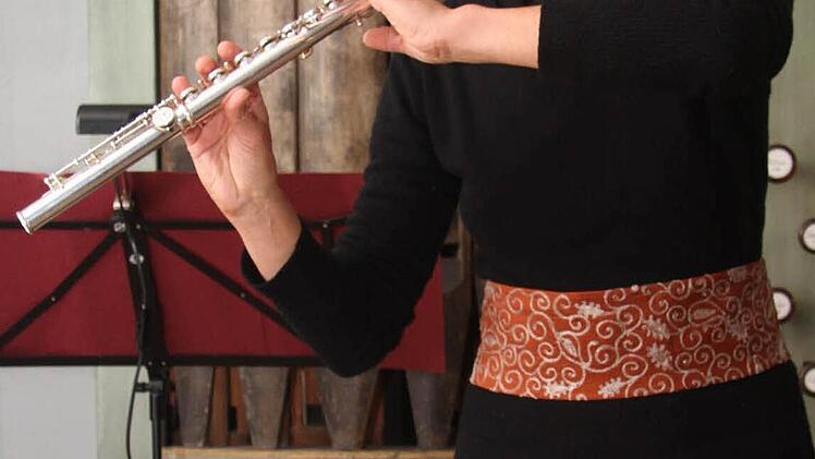 Susi Schliefer war beim Konzert am Dreikönigstag mit der Flöte zu hören.