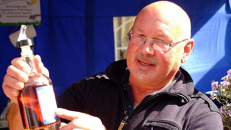 Rhöner Whisky vom Sturmiushof aus Diebach. Foto: Gerd Schaar