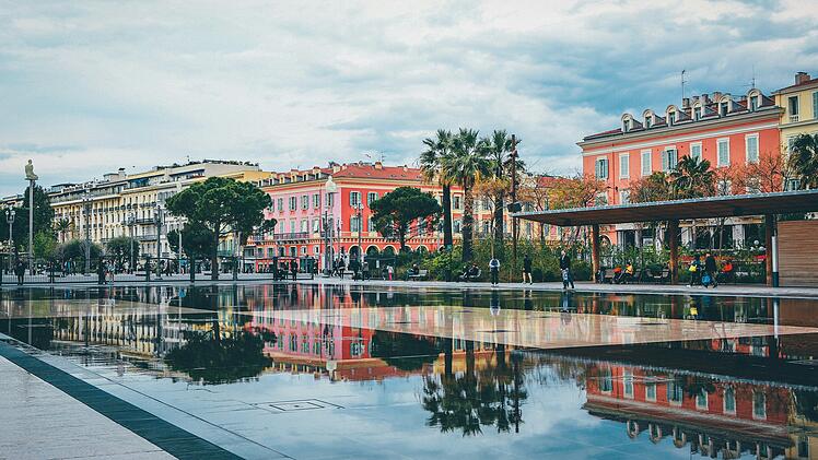 Nizza an der C&ocirc;te d'Azur in Frankreich