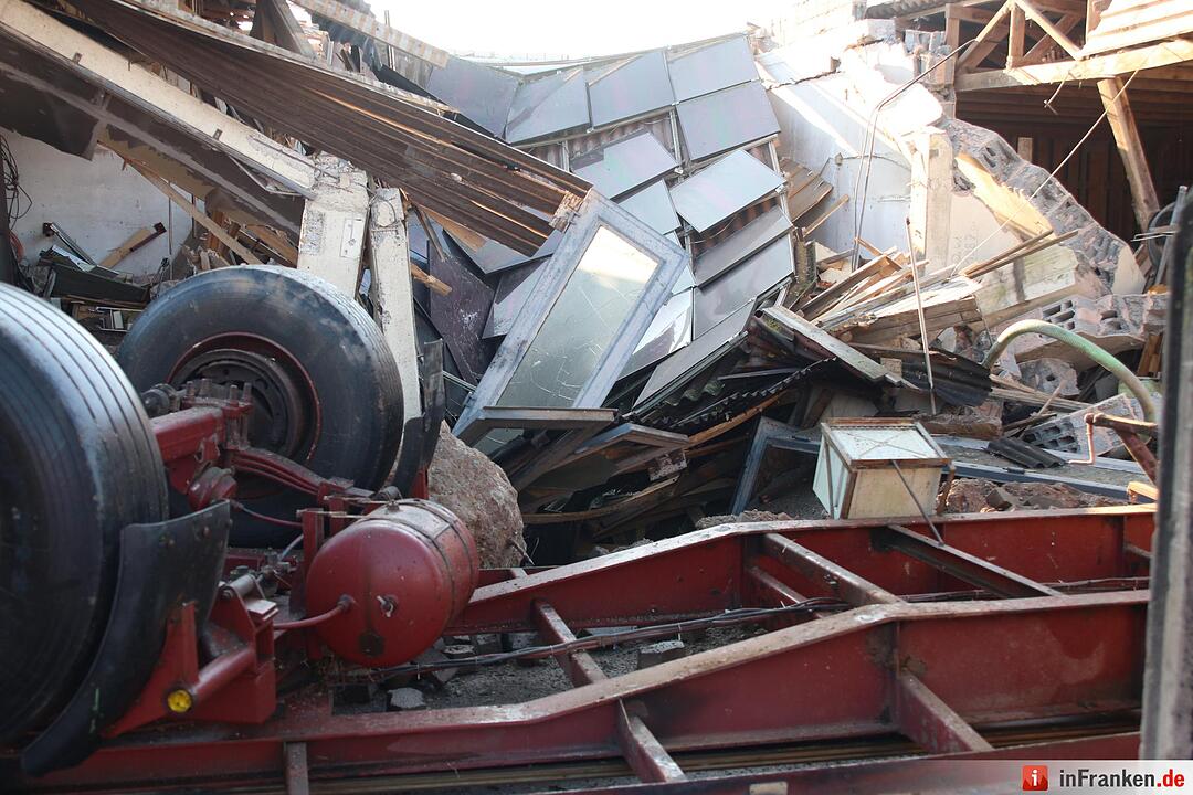 Explosion in Rinderzuchtbetrieb bei Herrieden
