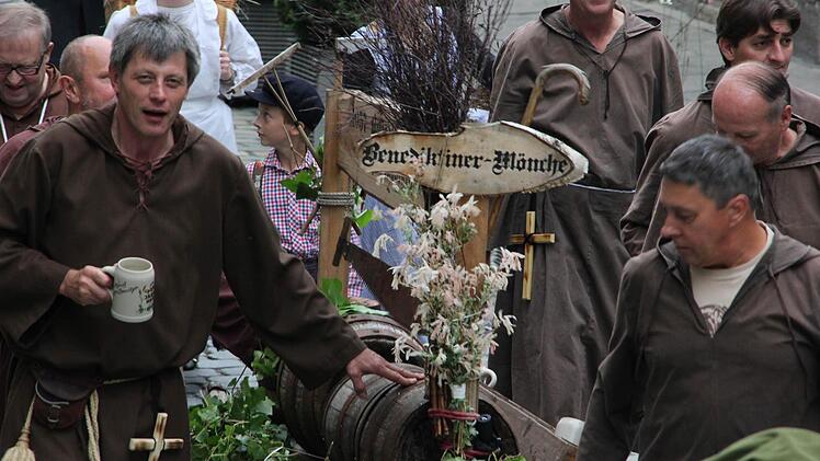 Historischer Festzug durch Kronach. Foto: Marco Meißner