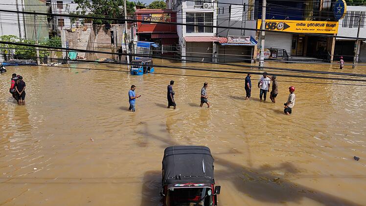Überschwemmungen in Sri Lanka