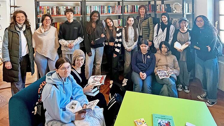 Besuch in der Stadtbibliothek Bad Br&uuml;ckenau