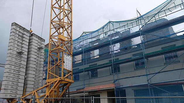 Baustelle Euerdorfer Rathaus. Gerd Schaar