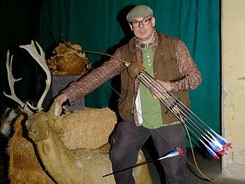 In der Bogenhalle in Nürnberg können Bogenschießer ihren Jagdinstinkt ausleben. Foto: Nikolas Pelke