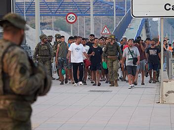 Migranten in Spanien - Ceuta