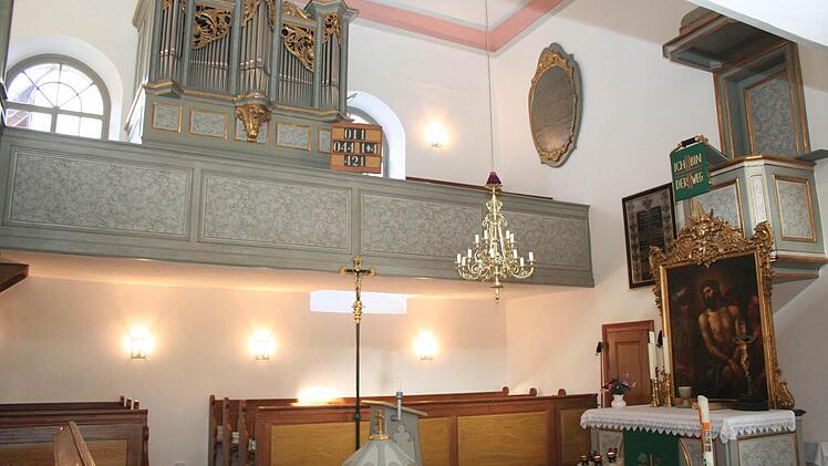 Die Empore mit der Orgel. Foto: Evi Seeger