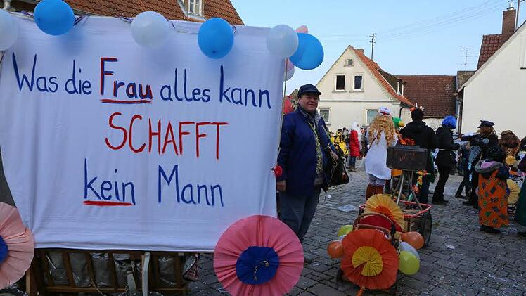 Närrisches Treiben in ReckendorfFoto: Barbara Herbst