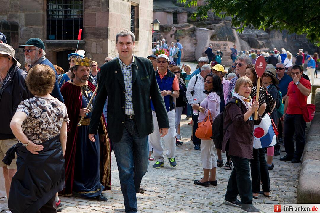 Burgfest auf der Kaiserburg in Nürnberg