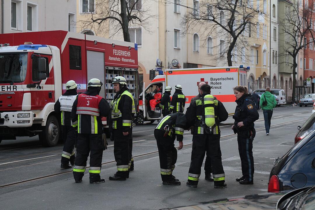 Brand in der Nürnberger Südstadt