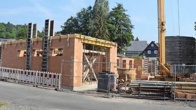 Gleicher Bau, andere Perspektive: das Feuerwehr-/Gemeinschaftshaus in Friedersdorf Foto: Karl-Heinz Hofmann
