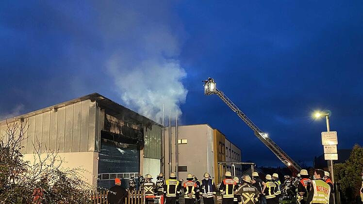 In Eggolsheim ist in einem Biomasseheizwerk ein Feuer ausgebrochen.