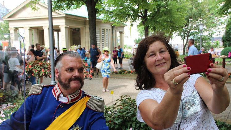 Ein Erinnerungsfoto mit König Maximilian II. Foto: Schlereth