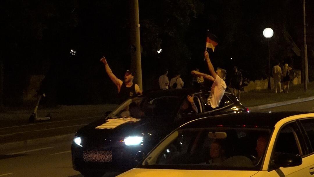 N&uuml;rnberg feiert ausgelassen den Einzug ins Viertelfinale