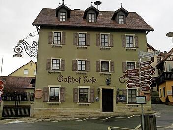 Das Rathaus zieht in den Gasthof Rose um.  Foto: Thomas Weichert