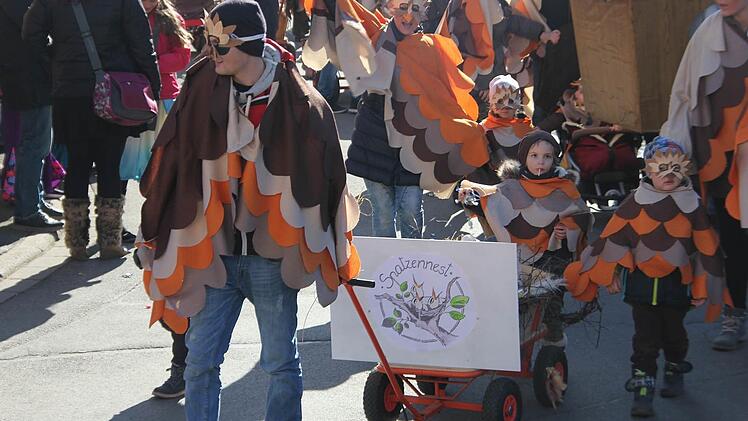 Faschingsumzug in Oberlangenstadt. Foto: Veronika Schadeck