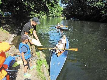 Auch das Kanufahren konnten die Kinder bei den Ferienspieltagen ausprobieren. Foto: Stadt Kronach