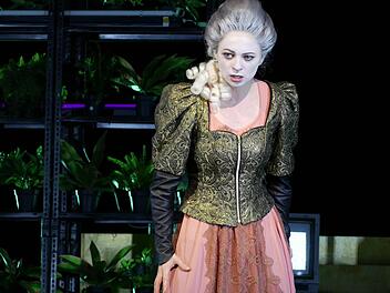 Händels Oper "Alcina" feierte ihre gelungene Coburger Erstaufführung am Landestheater. In der Titelrolle beeindruckte Galina Benevich.Foto: privat