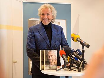 Thomas Gottschalk stellt in Kulmbach sein Buch vor. Foto: Barbara Herbst